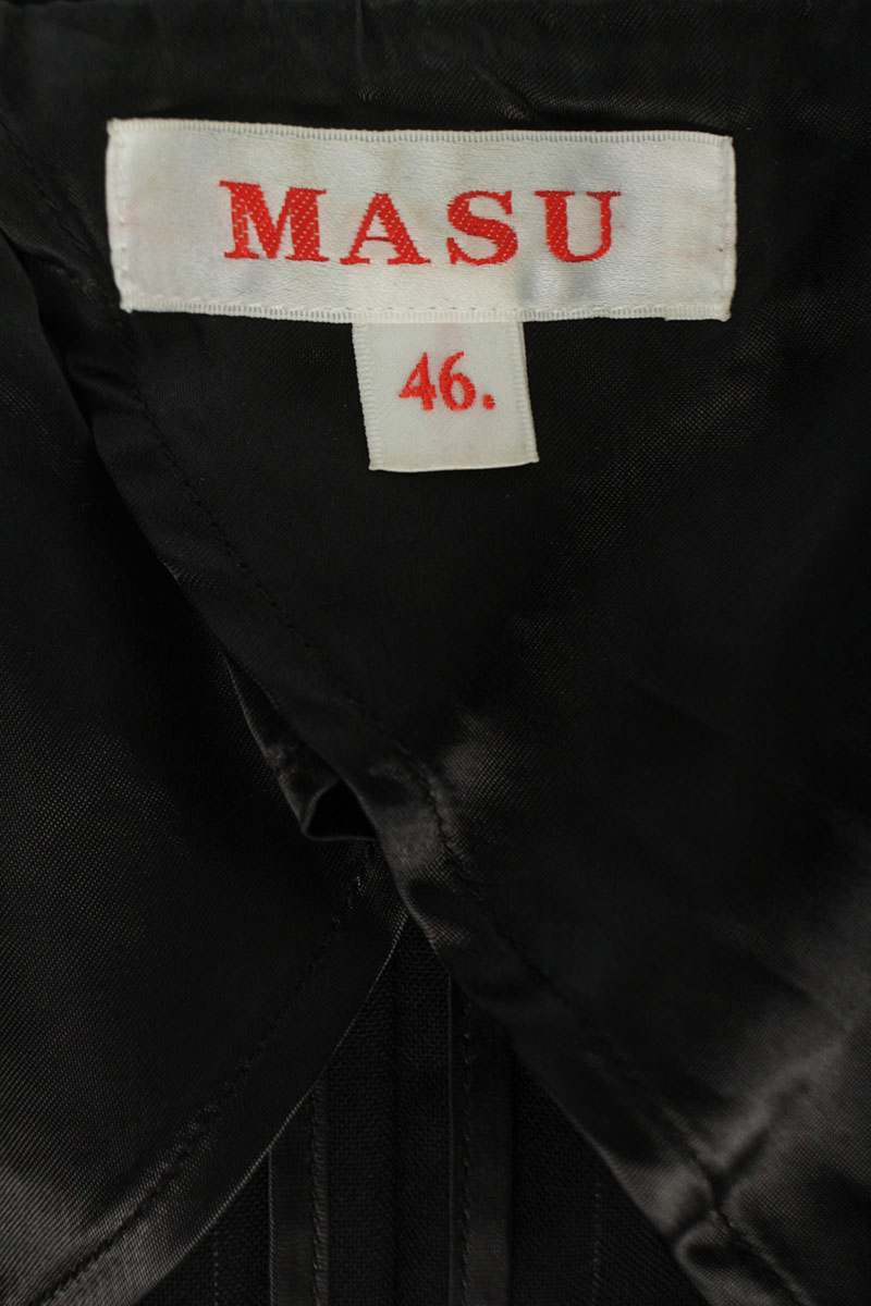 MASU 22AW Layered Design Tailored Jacket Black Size S