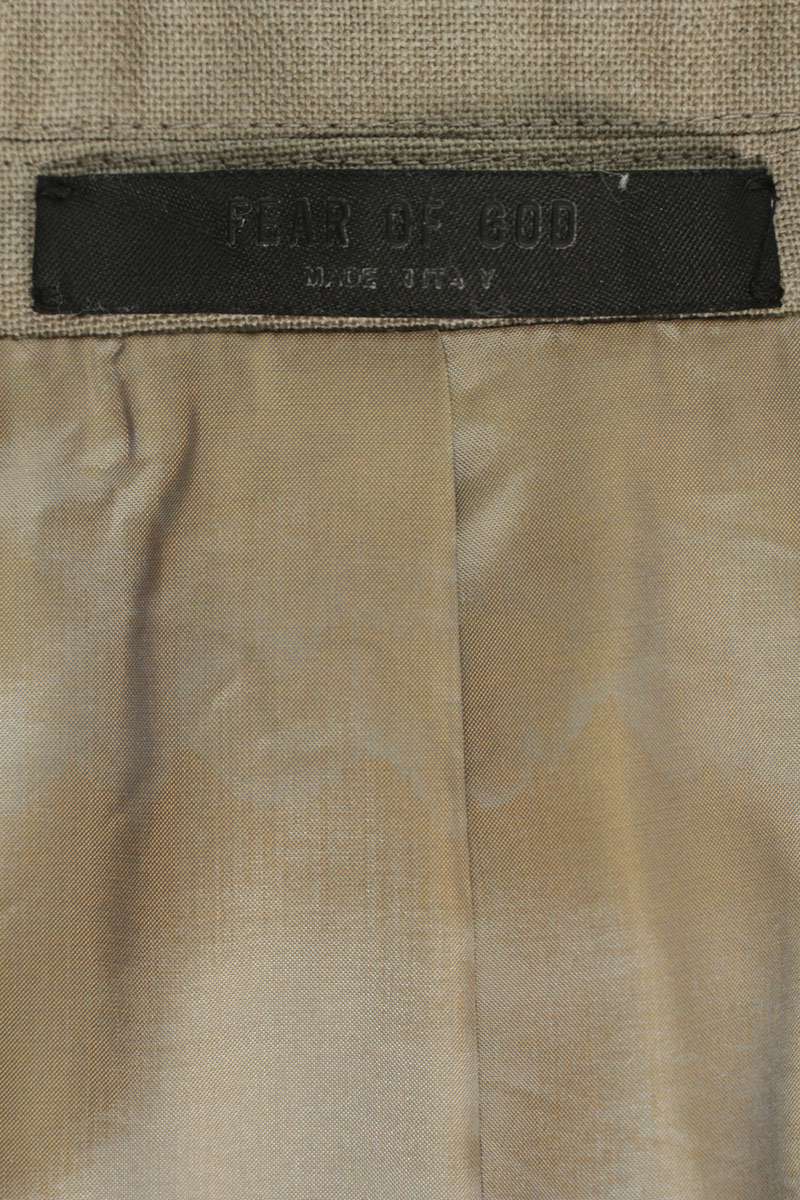 FEAR OF GOD Wool Double Breasted Jacket Beige Size M