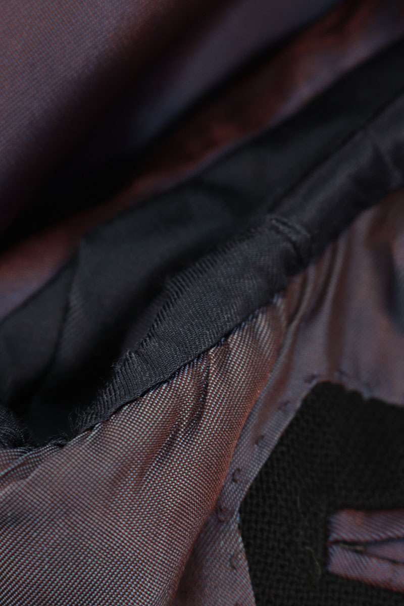 GABRIELE PASINI Wool Tailored Jacket Black Size S