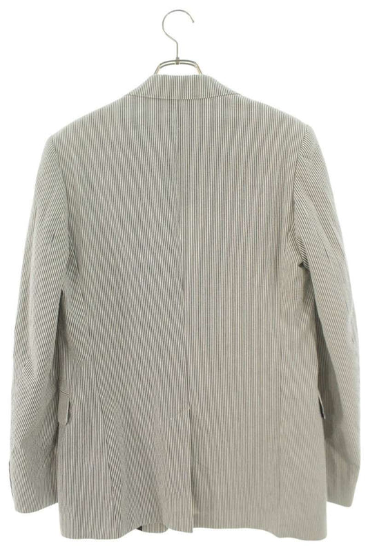 DRIES VAN NOTEN Viscose Stripe Jacket Navy White Size S