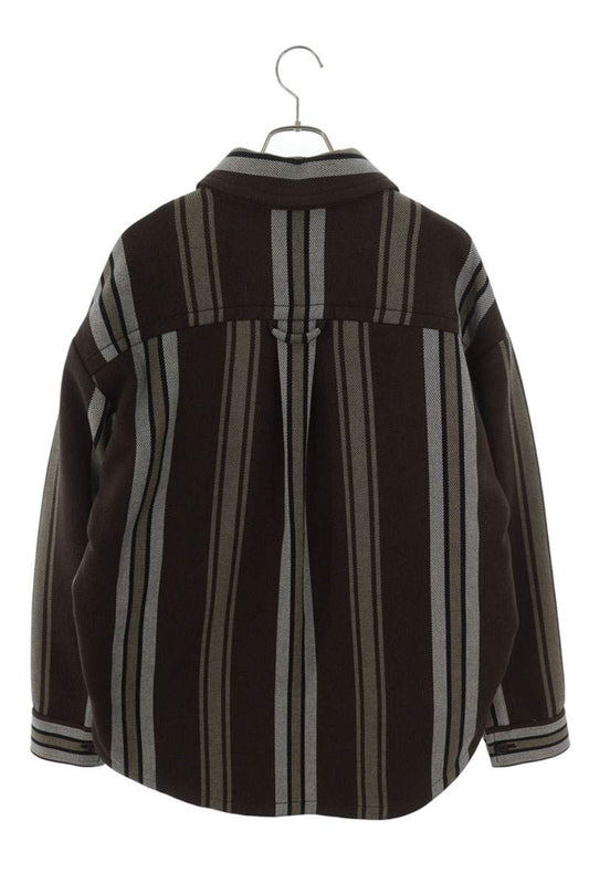 JACQUEMUS Le Blouson Striped Zip-Up Jacket Size L