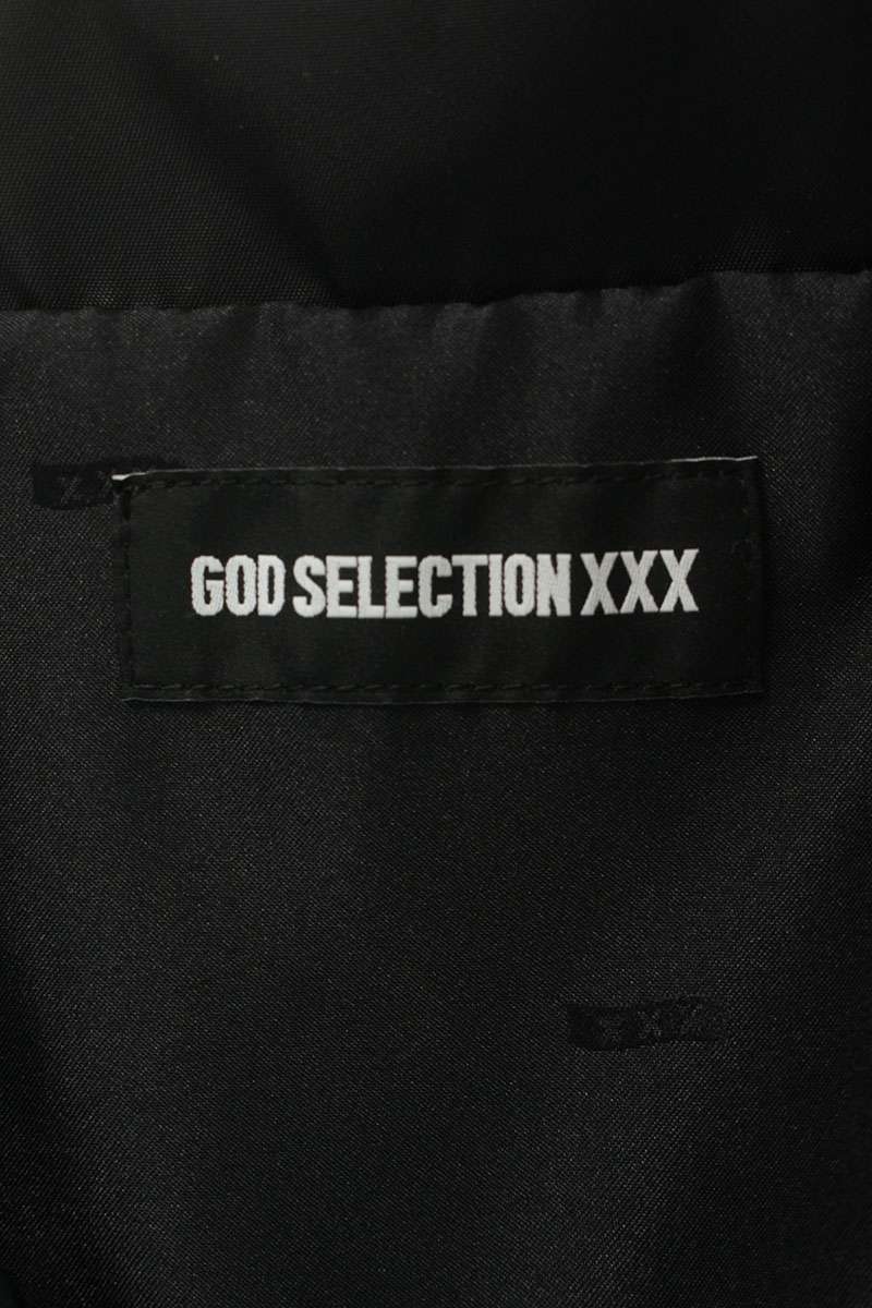 GOD SELECTION XXX Logo Coach Jacket Black Size S