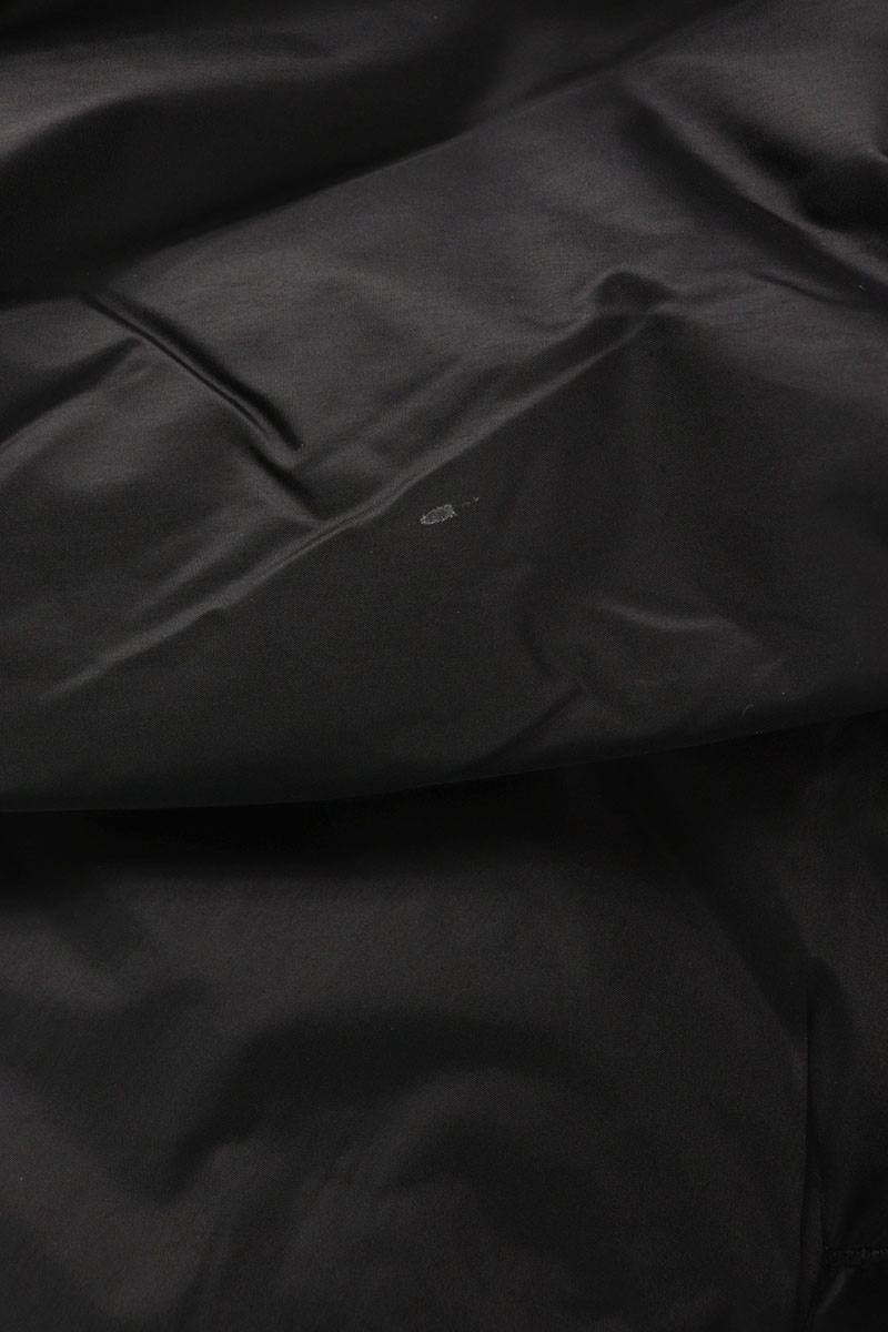 SEQUEL 24AW Black Nylon Logo Embroidered Jacket Size L