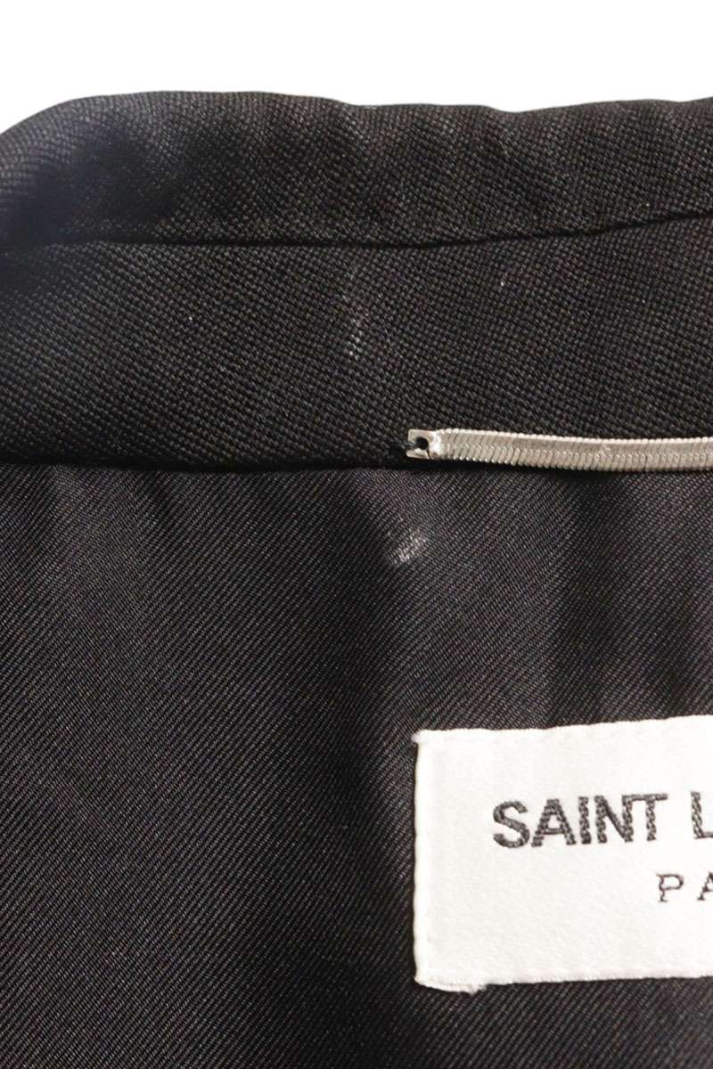 SAINT LAURENT PARIS Peaked Lapel Wool Tuxedo Jacket Size M