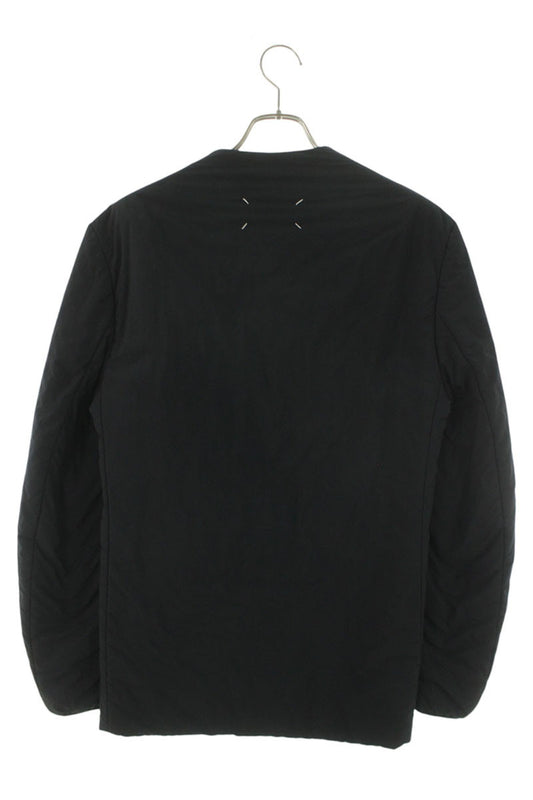 Maison Margiela 20AW Padded Collarless Jacket Black Size 48