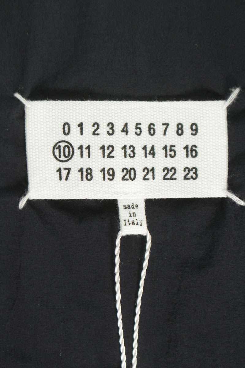 Maison Margiela 20AW Padded Collarless Jacket Black Size 48