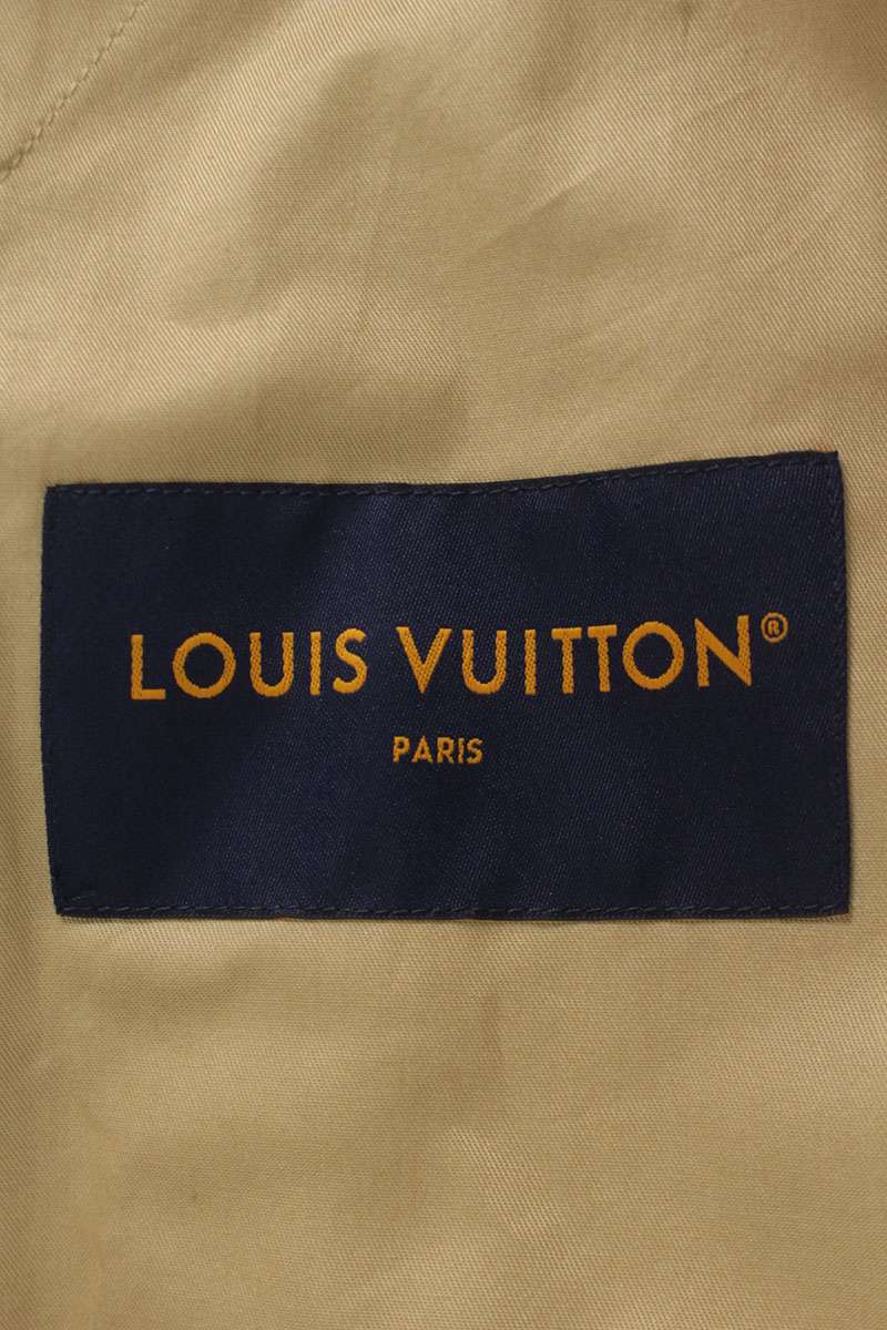 LOUISVUITTON 24AW LV Logo Jacquard Jacket Beige Size 50