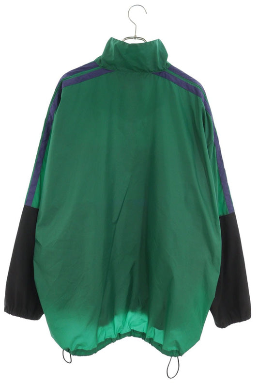 BALENCIAGA Logo Poplin Panel Jacket Multi Size M