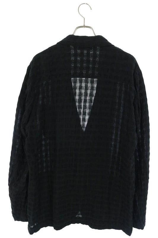ISSEY MIYAKE Linen Cotton Blazer Black Size 4
