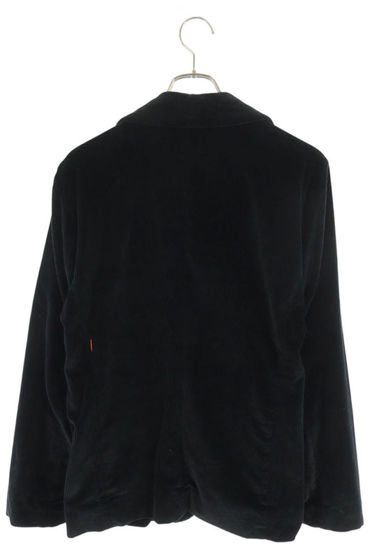 CASEY CASEY Black Corduroy 1B Jacket Size M