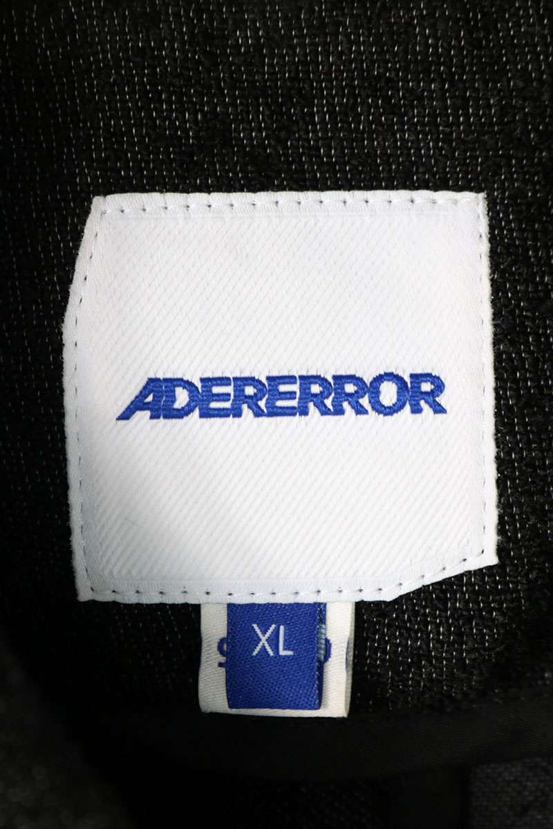 ADERERROR FW01 Black Button Up Denim Jacket Size XL