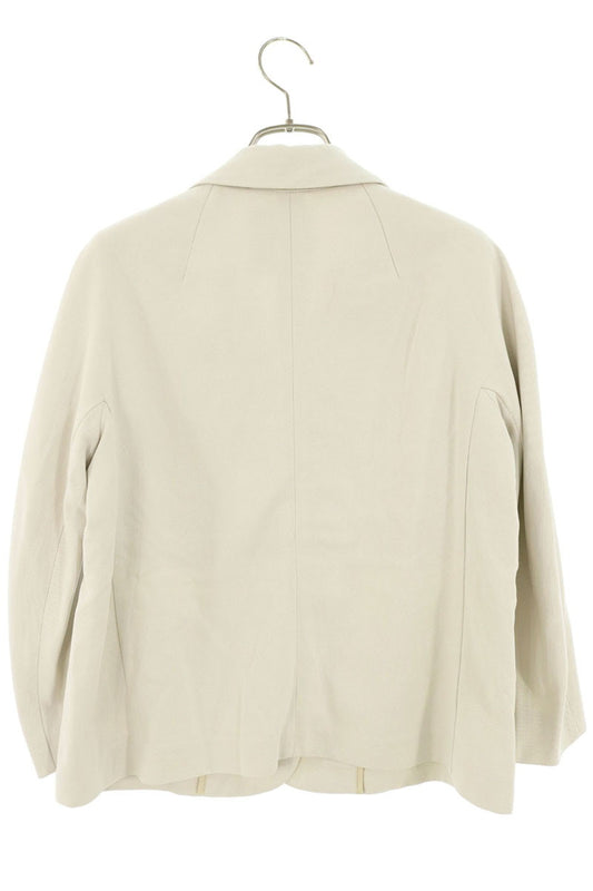 S Max Mara Viscose Linen Blend Jacket Gray Size 38