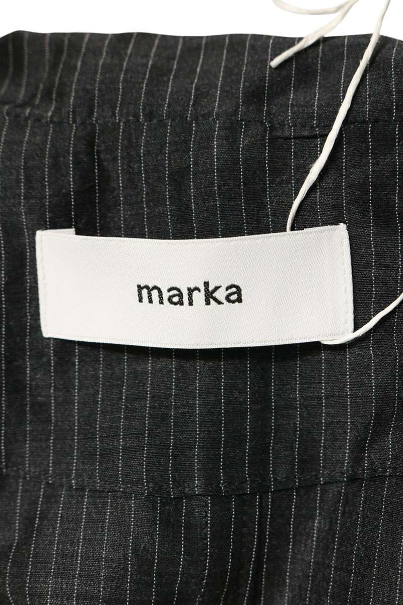 marka Gray Wool Stripe Jacket Size 2