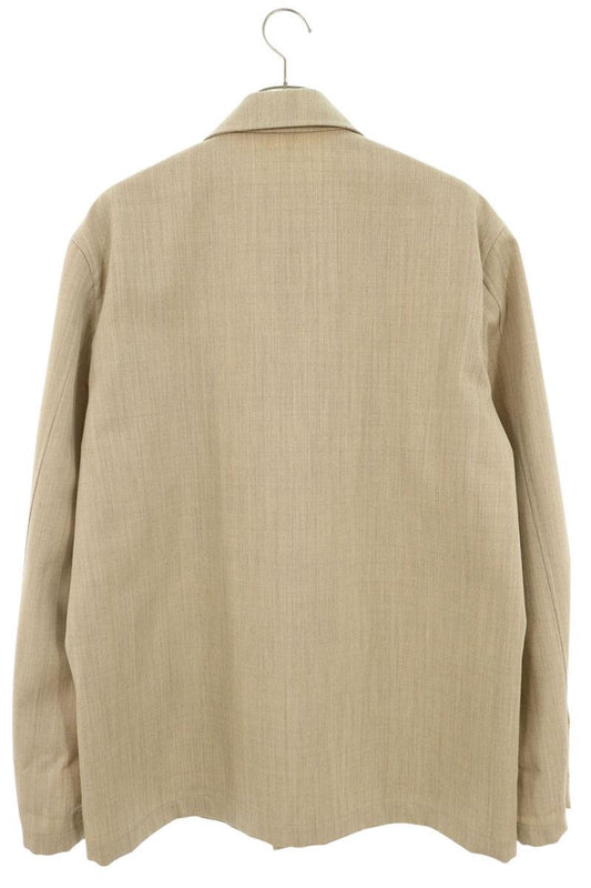JILSANDER Wool Shirt Jacket Beige Size 50