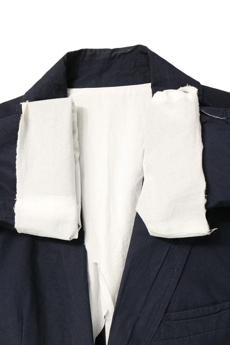 TAKAHIROMIYASHITA TheSoloIst Cotton 2B Blazer Navy Size 44
