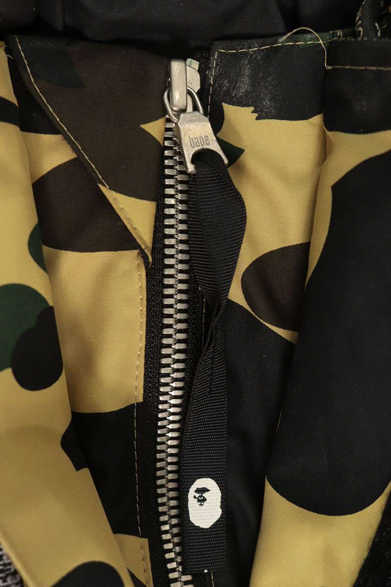 A BATHING APE GORE-TEX Camo Mountain Khaki Green Jacket Size M