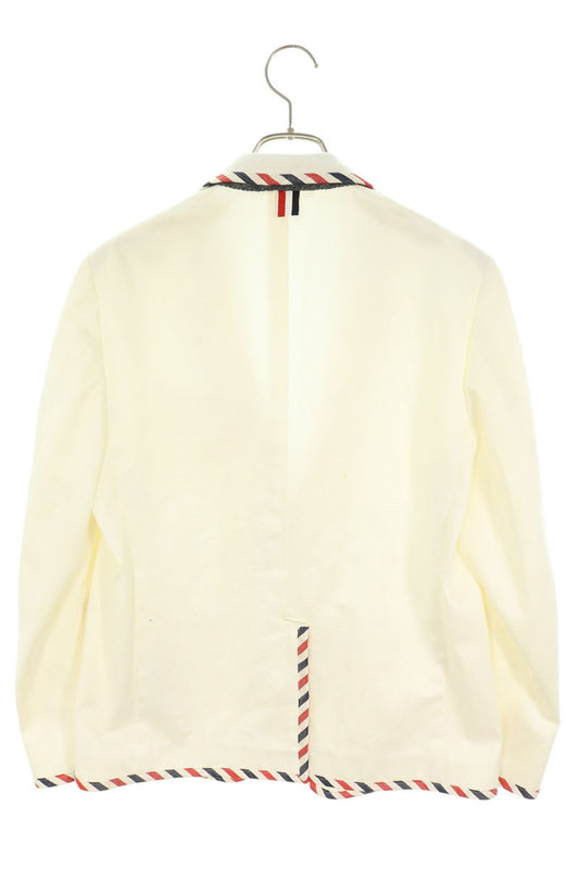 THOM BROWNE Tricolor Cotton Blazer Multi Size 0