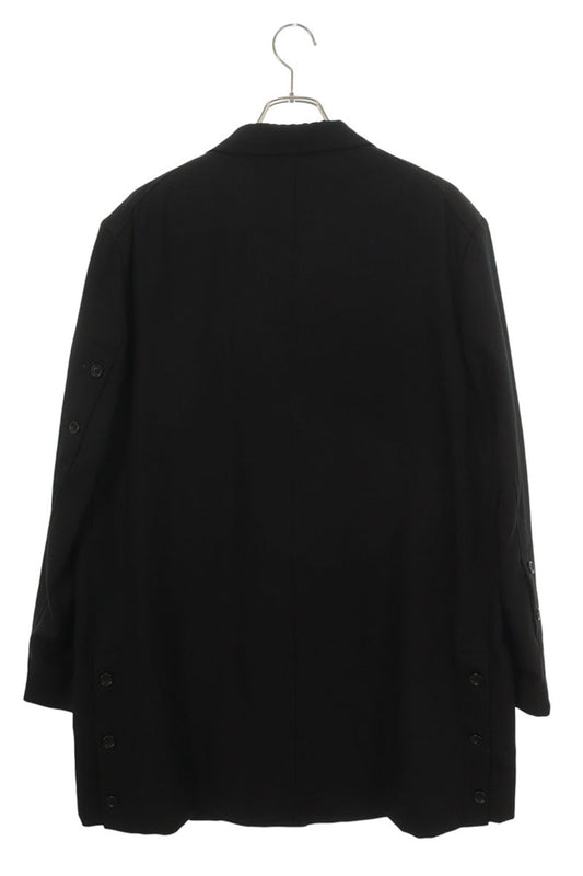 YOHJI YAMAMOTO POUR HOMME 23AW Wrinkle Jacket Black Size 2