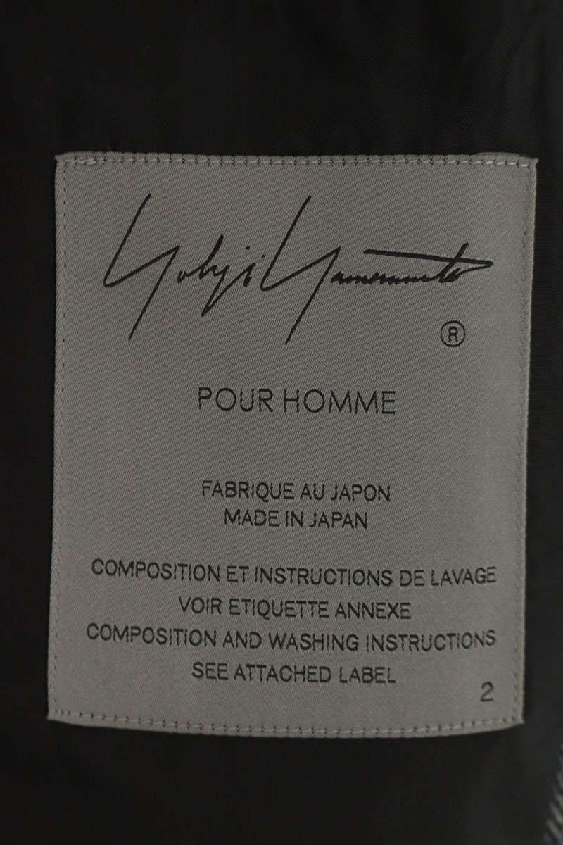 YOHJI YAMAMOTO POUR HOMME 24SS Linen Jacket Size 2