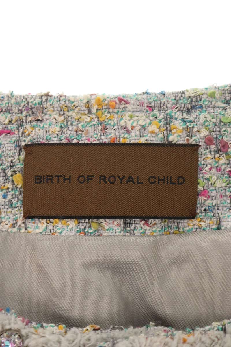 Birth Of Royal Child 25FW Tweed Jacket Multi Size M