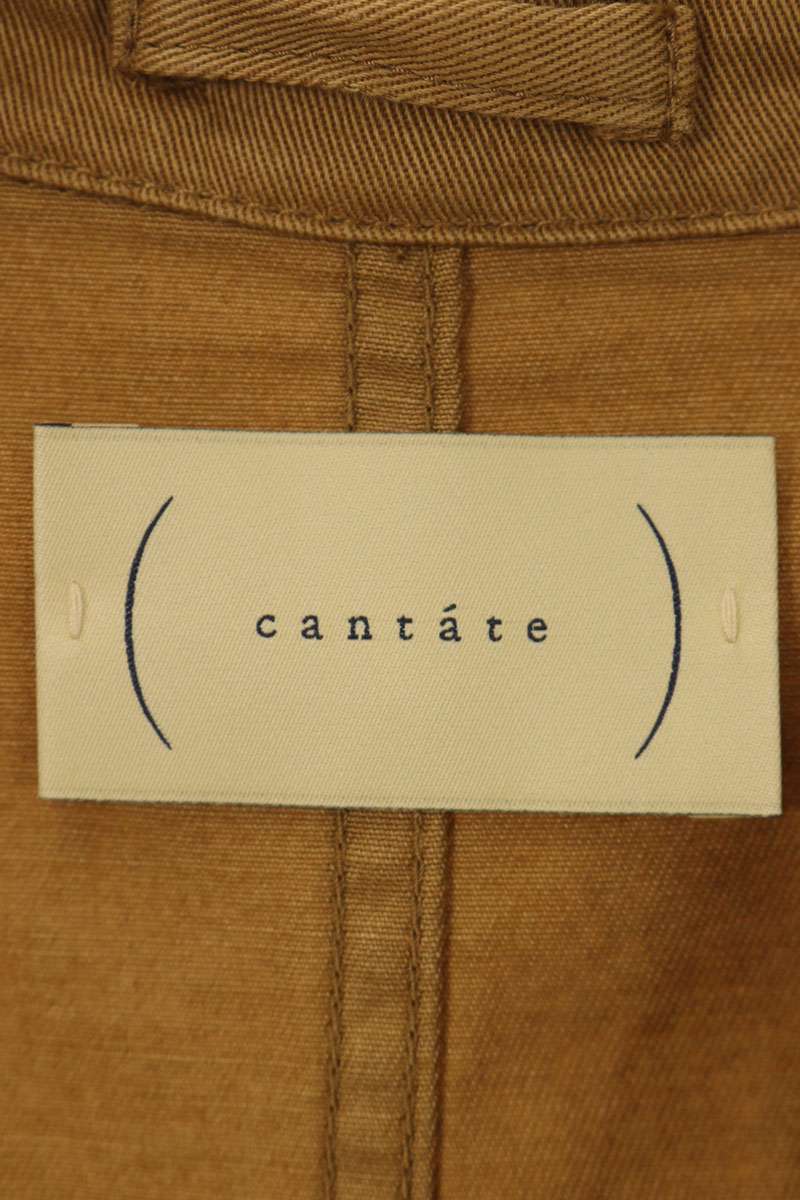 cantate 24SS Theren Dye Cotton Blazer Beige Size 46