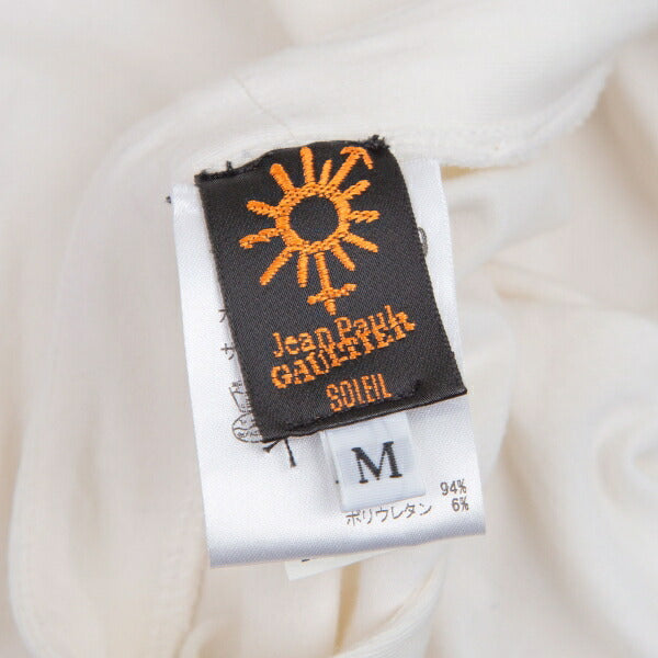 Jean Paul GAULTIER SOLEIL Front Cardigan White Size M