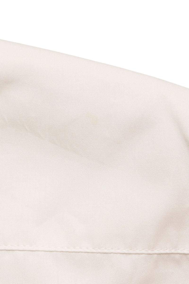 CELINE White Cotton Poplin Long Sleeve Shirt Size XXS