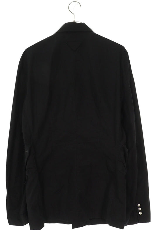 Prada Multi-pocket Cargo Long Sleeve Shirt (SS13) Black Size 46R