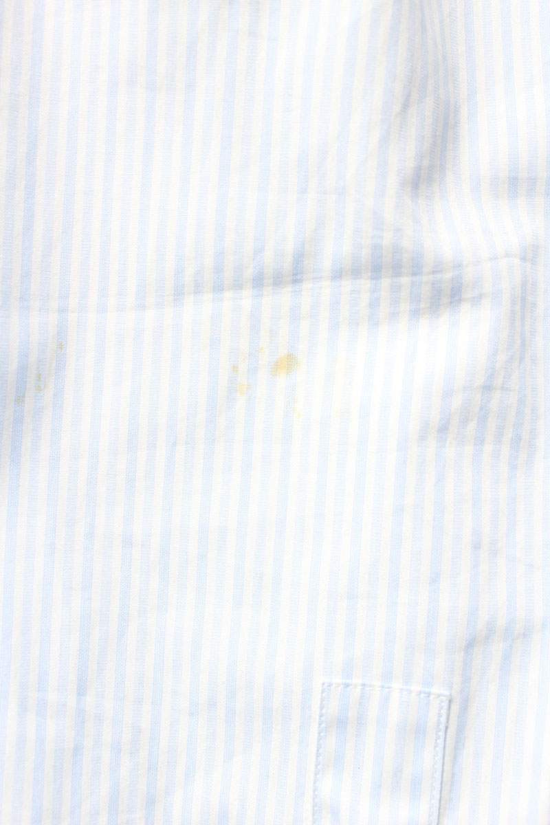 GUCCI Light Blue Logo Embroidered Long Sleeve Shirt Size S