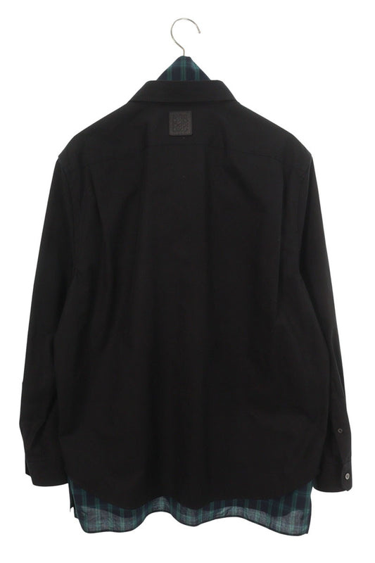 LOEWE 25SS Faux Layered Hybrid Long Sleeve Shirt Multi Size 38