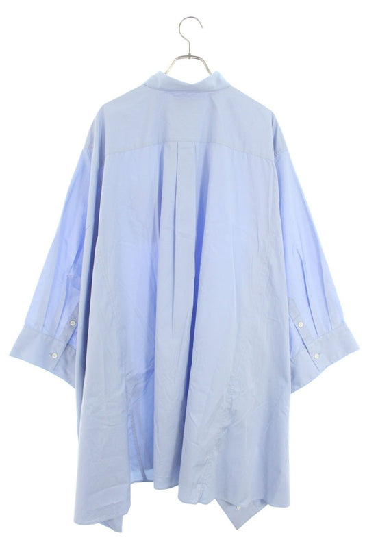 doublet 25SS DRESS SHIRT PONCHO Light Blue Cotton Size M