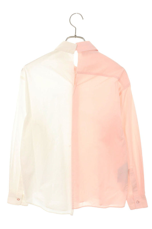 Marni Cotton Two-Tone Long Sleeve Shirt Size 36
