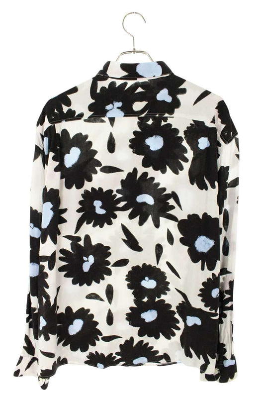JACQUEMUS All-Over Print Rayon Long Sleeve Shirt Multi Size XL
