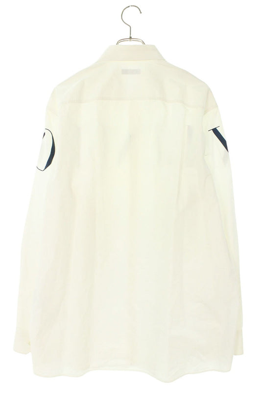 Valentino Logo Print Long Sleeve Shirt White Size XS