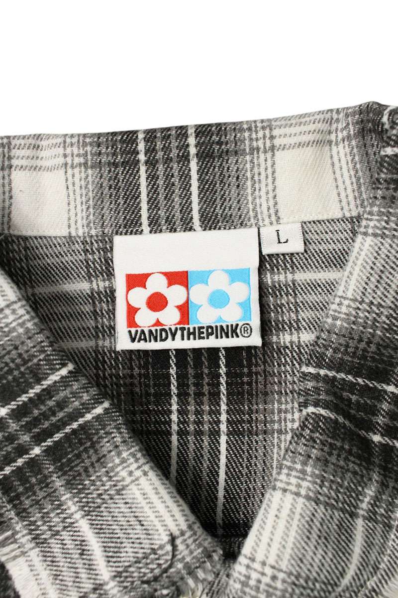 VANDY THE PINK Check Pattern Long Sleeve Shirt Multi Size L