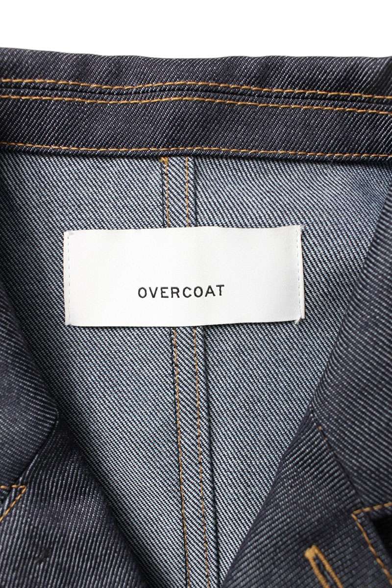 OVERCOAT 25AW Indigo Wool Open Collar Long Sleeve Shirt Size S