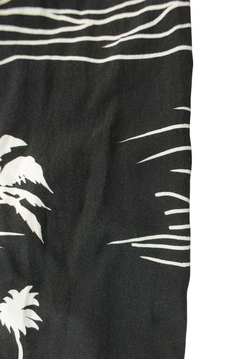 CELINE 21SS Drugstore Collar Palm Tree Rayon Shirt Size XXL