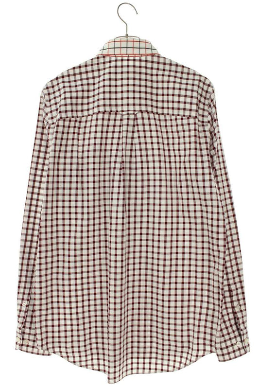 STELLA McCARTNEY Check Button-Down Cotton Shirt Size 39