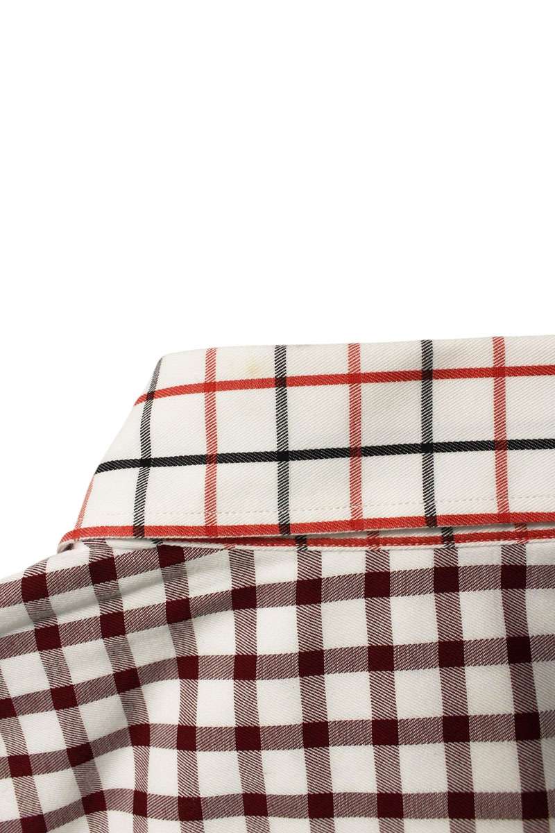 STELLA McCARTNEY Check Button-Down Cotton Shirt Size 39