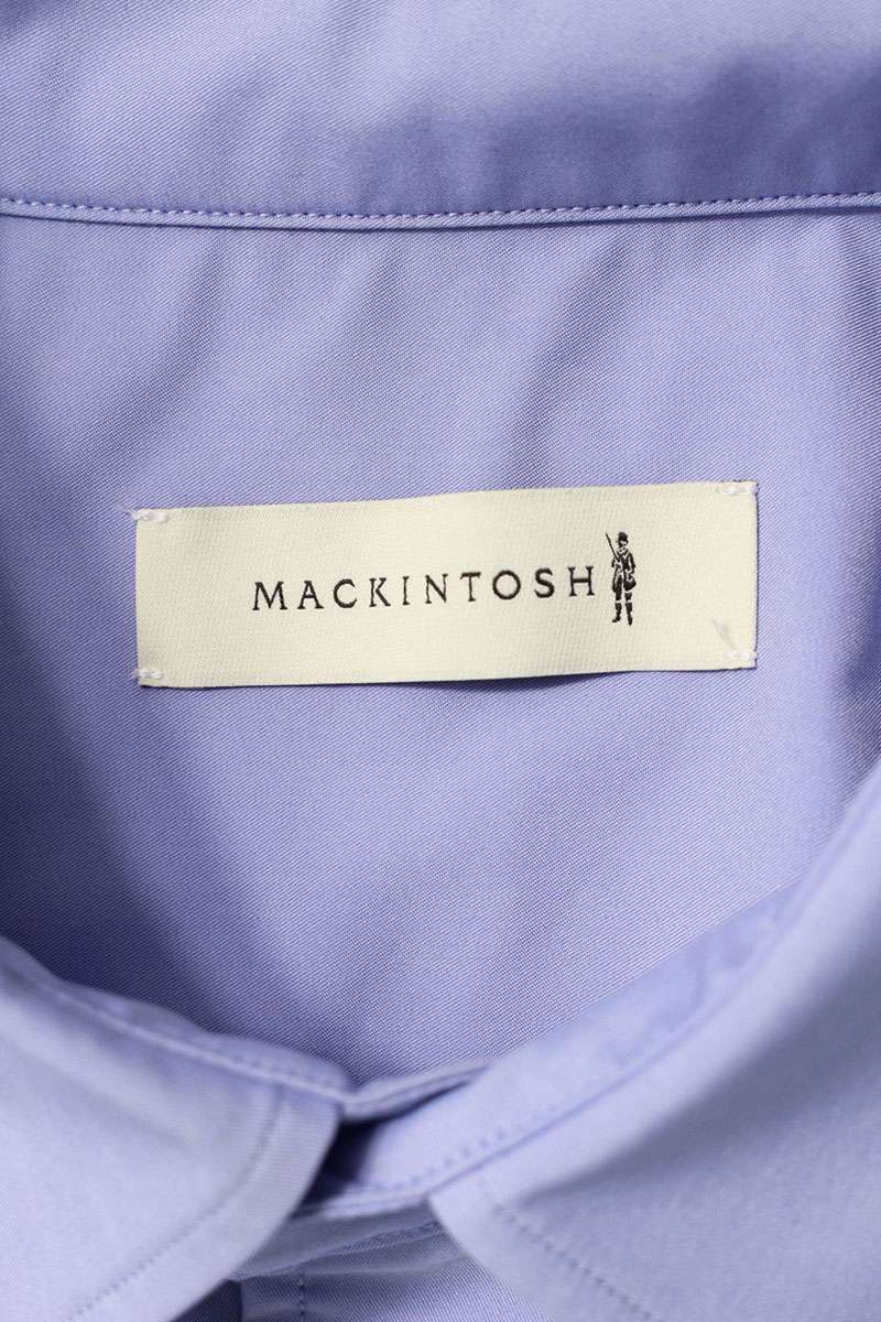 MACKINTOSH Blend Button-Down Long Sleeve Shirt Blue Size S