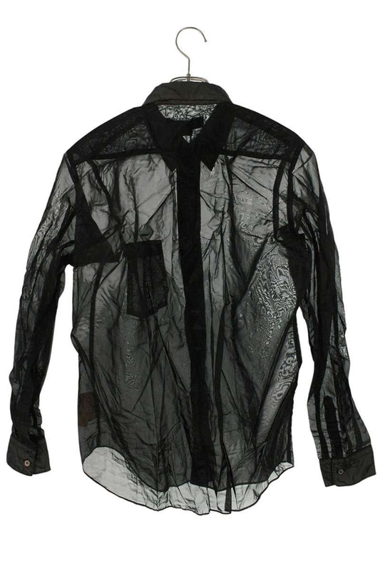 Comme des Garcons Black 20AW AD2020 Long Sleeve Shirt Black Size M