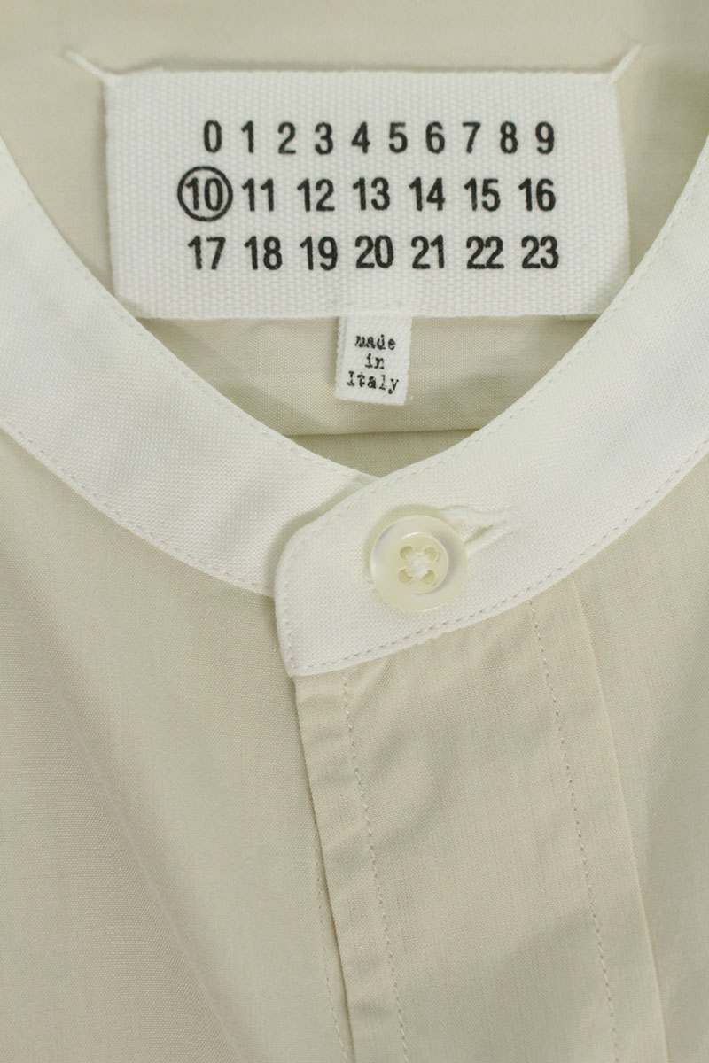 Maison Margiela Long Sleeve Shirt Beige Size 39
