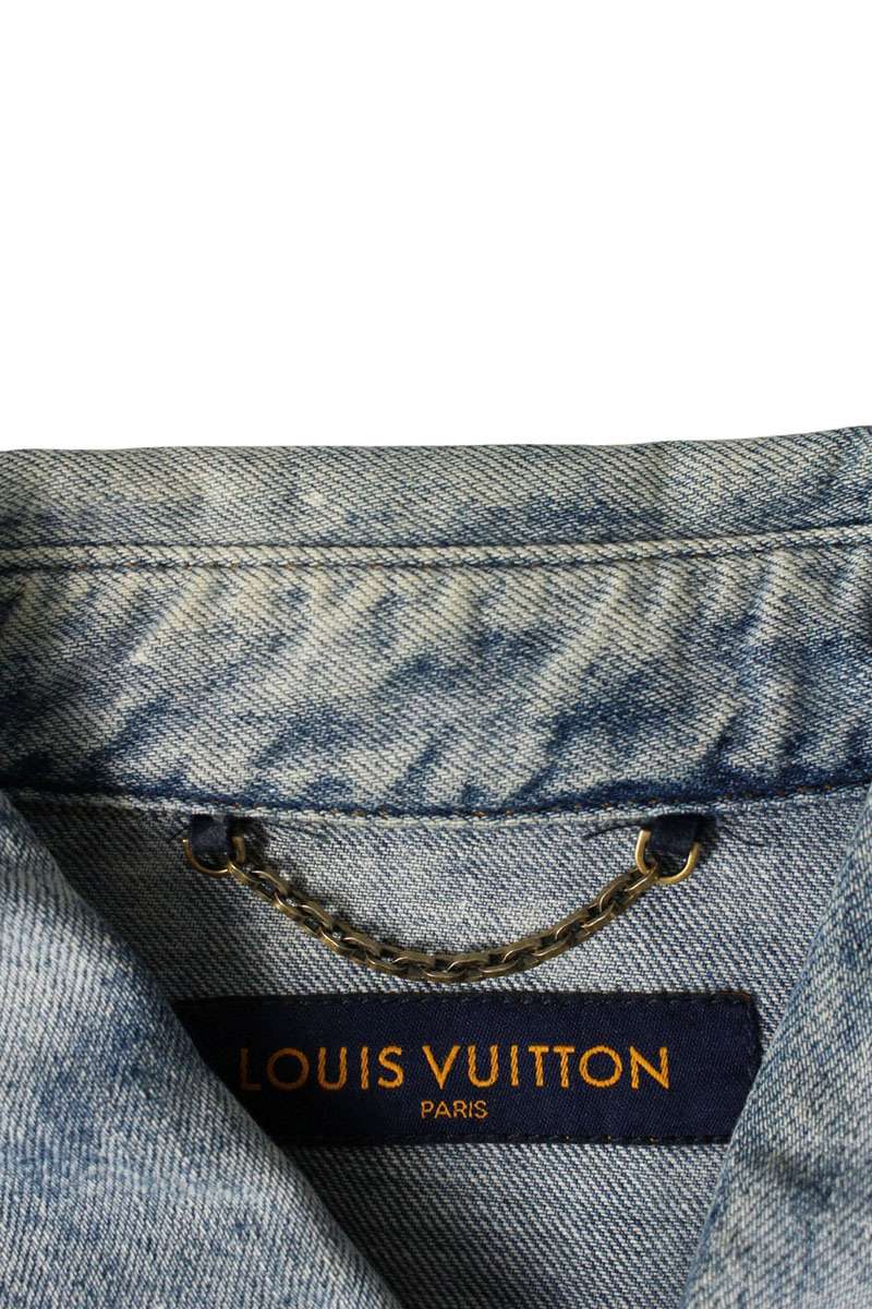 LOUISVUITTON 22AW Oversized Denim Shirt Indigo Size S
