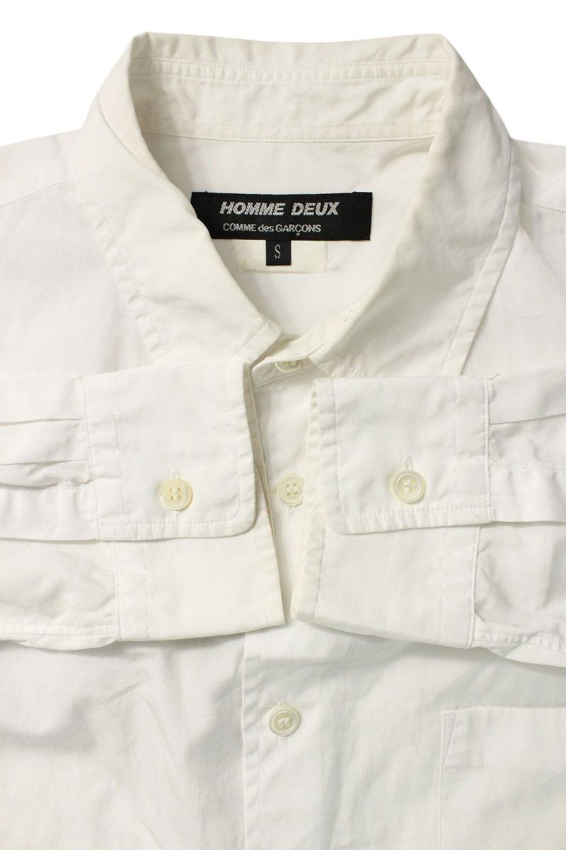 COMME des GARCONS HOMME DEUX 2022 Plain Long Sleeve Shirt Size S