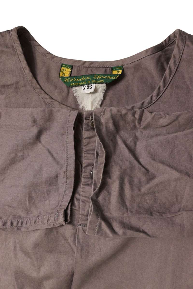 Paul Harnden Half Button Pullover Long Sleeve Shirt Gray Size XS