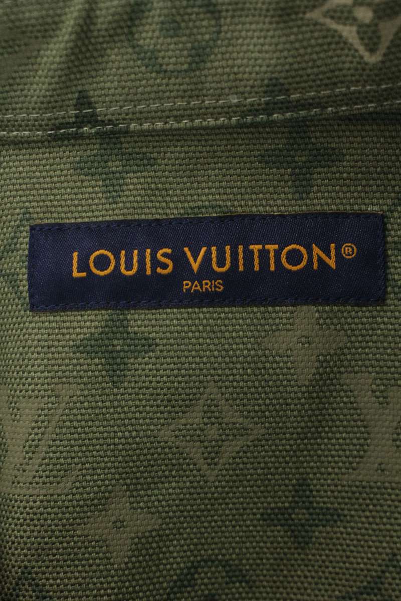LOUISVUITTON 26SS Monogram All-Over Work Long Sleeve Size 4L