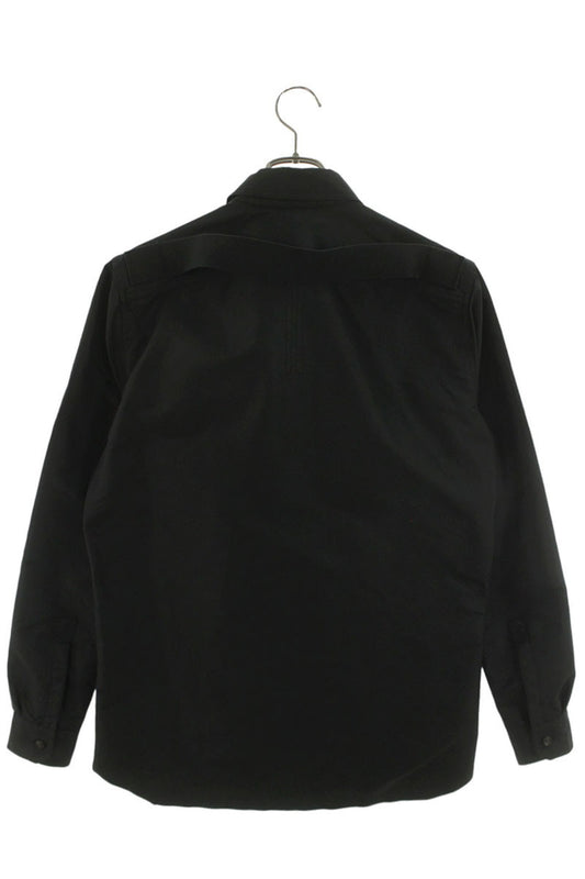 Rick Owens 18SS Blu Dirt Back Belt Shirt Black Size XXL