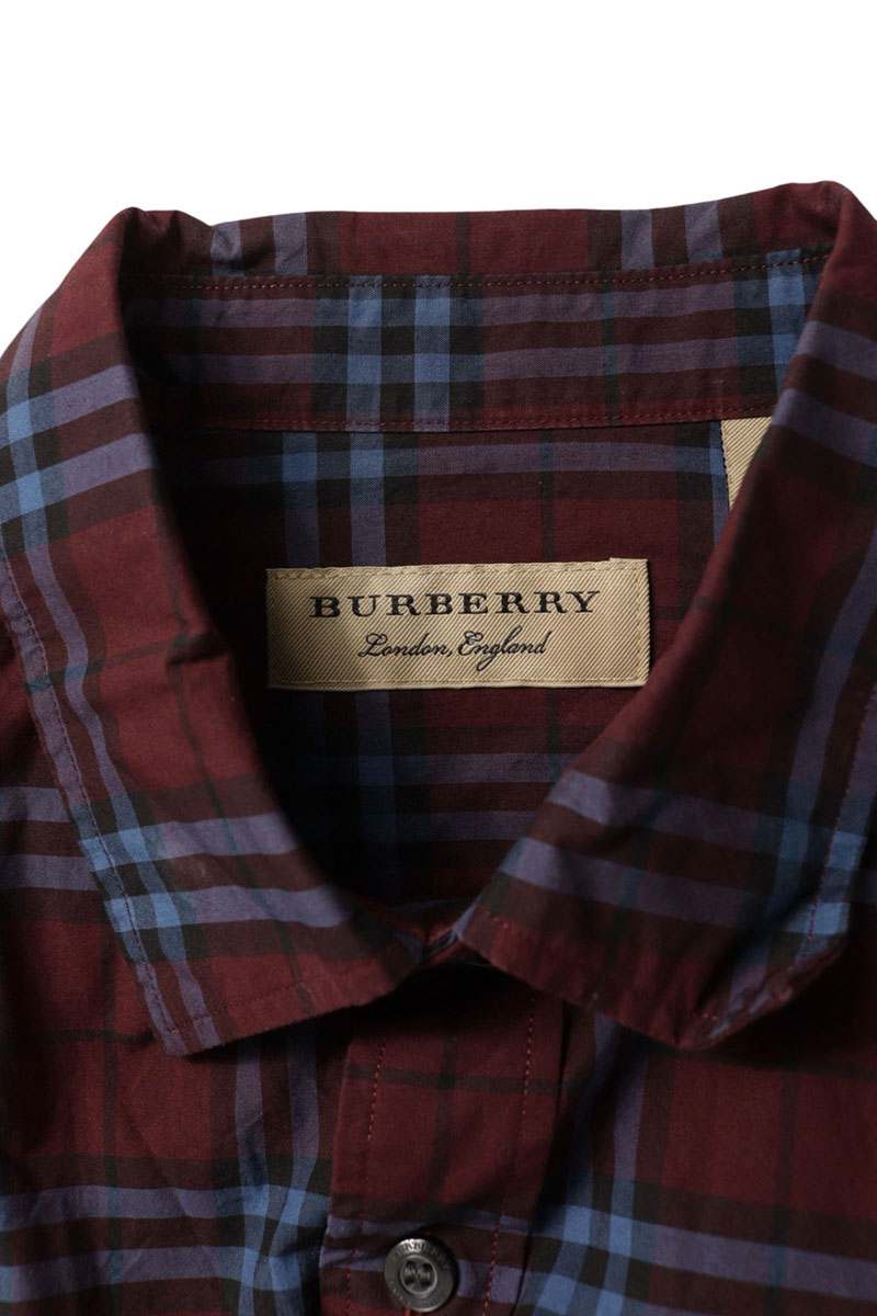 Burberry Cotton Check Long Sleeve Shirt Multi Size XS