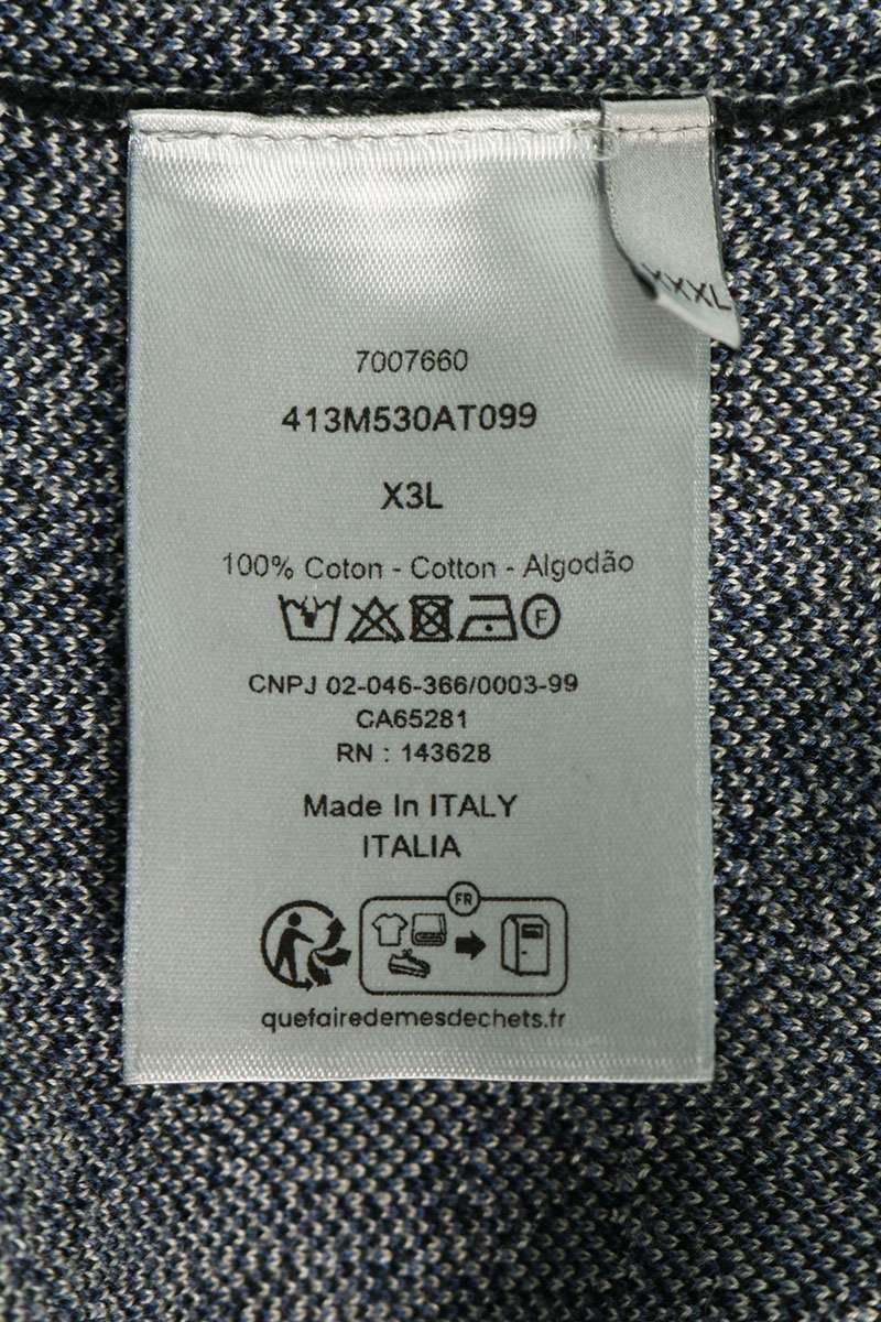 DIOR Gray Oblique All-Over Knit Sweater Size XXXL
