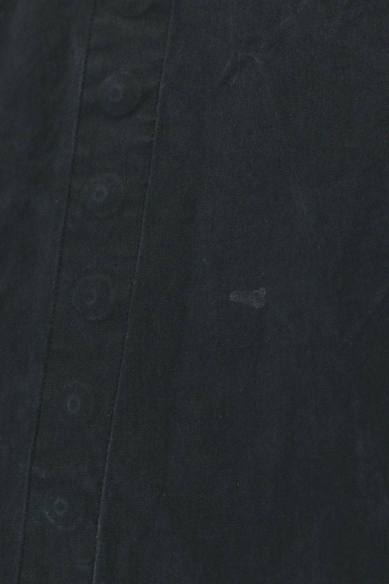 BALENCIAGA Logo Embroidered Snap Button Long Sleeve Shirt Size XXL